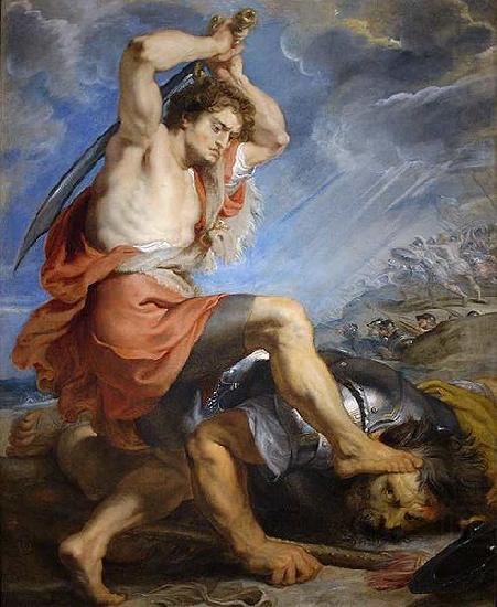 David Slaying Goliath, Peter Paul Rubens